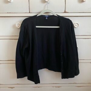 Chaps Elegant Black Sweater